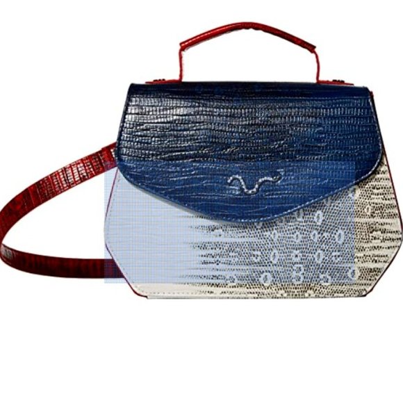 NWT Sam Edelman Kipp Crossbody, Navy BAG - Picture 2 of 5